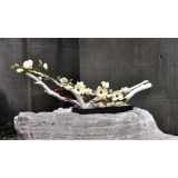 日式自然禪風白樹枝花果造型 ( y14903 花藝設計 水平花藝設計 )